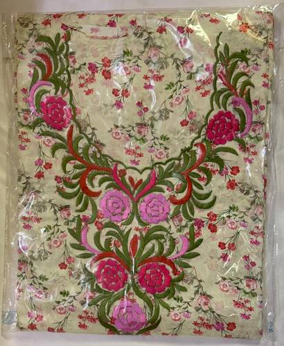 Mukhawar Indian Cotton & Silk Luxury Hand Embroidery BSH097