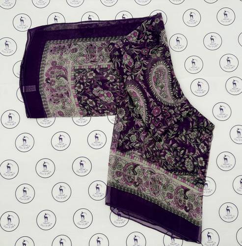 Silk Georgette Scarf - Model 112538
