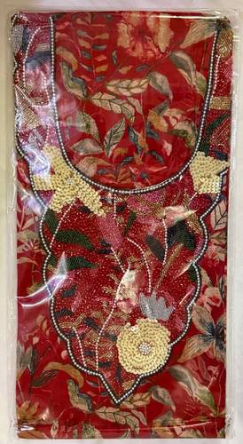 Mukhawar Indian Cotton & Silk Luxury Hand Embroidery BSH082