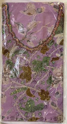 Mukhawar Indian Cotton & Silk Luxury Hand Embroidery BSH088