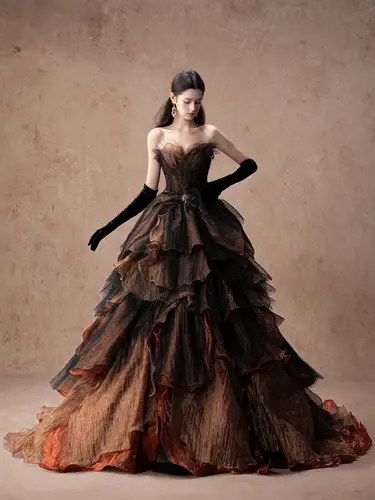 Autumn Leaves Dress  فستان 