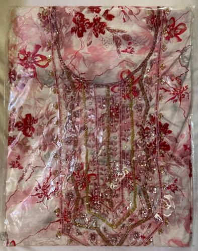 Mukhawar Indian Cotton & Silk Luxury Hand Embroidery BSH093