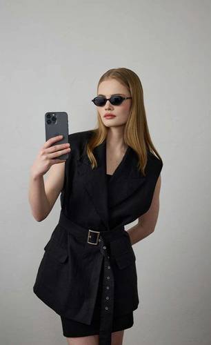 LINEN VEST (1200)  صدرية كتان 