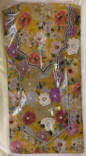 Mukhawar Indian Cotton & Silk Luxury Hand Embroidery BSH090