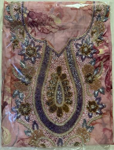 Mukhawar Cotton India Hand Made Stich Purple RMSH06
