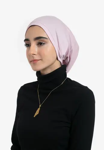 Tube Hijab Under-Cap - Pink 11255 غطاء حجاب أنبوبي 