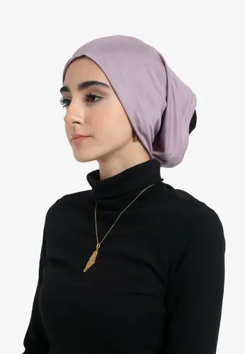 Tube Hijab Under-Cap - Mulberry 11209-AL24 غطاء حجاب أنبوبي 