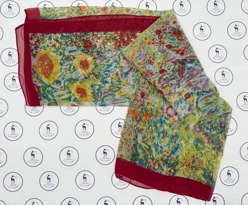 Silk Georgette Scarf - Model 112537