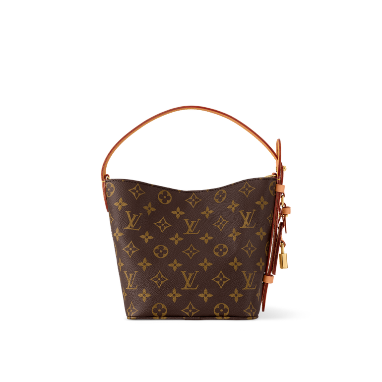 شنطة كتف Louis Vuitton بنقشة Monogram الكلاسيكية – بني