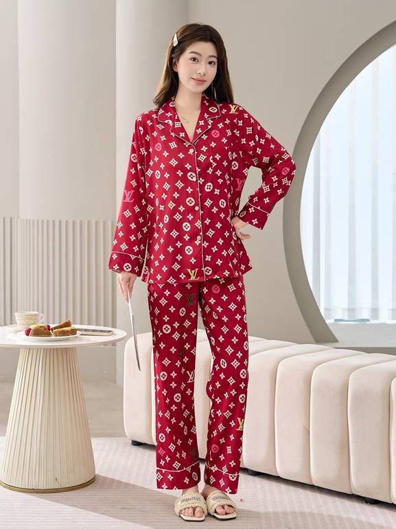 Louis Vuitton Luxury Pajama – Red