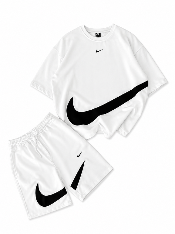 Nike White Casual Sports Set