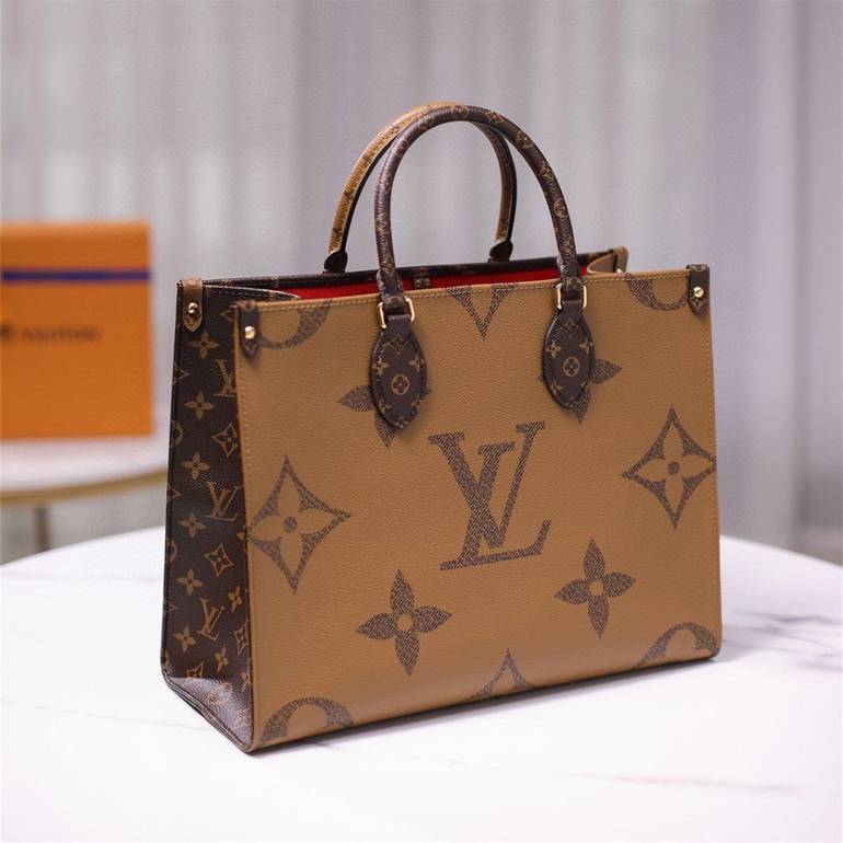 Louis Vuitton Onthego Giant Monogram Tote Bag – Brown