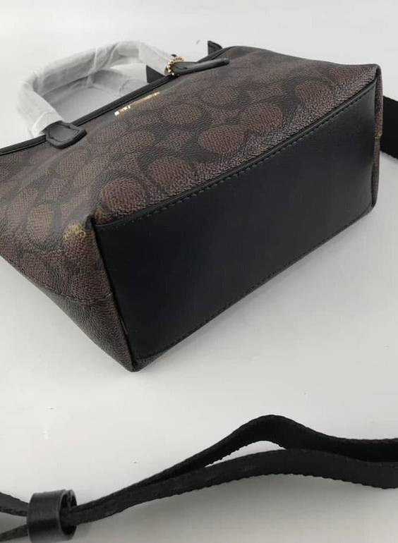 COACH Mini Signature Tote Bag – Brown