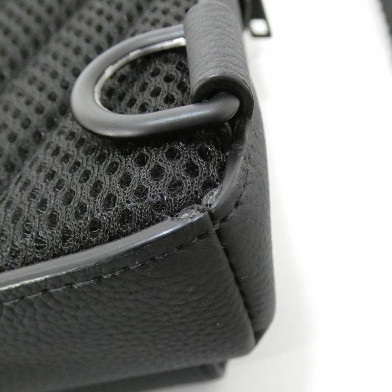 Louis Vuitton leather backpack black