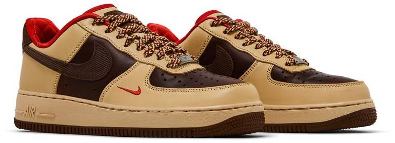 Nike Air Force 1 ’07 Brown & Beige Sneakers