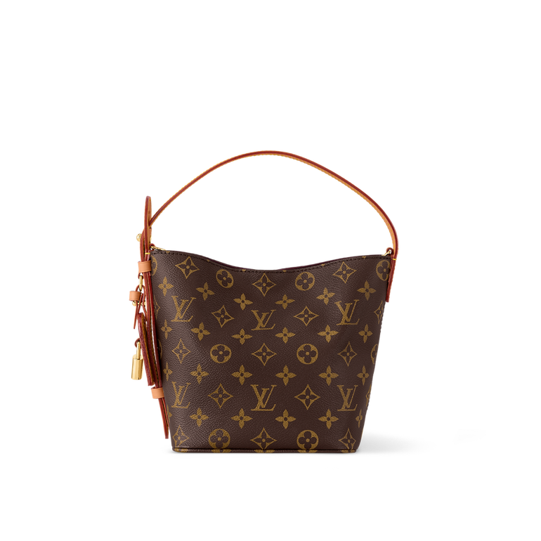 شنطة كتف Louis Vuitton بنقشة Monogram الكلاسيكية – بني