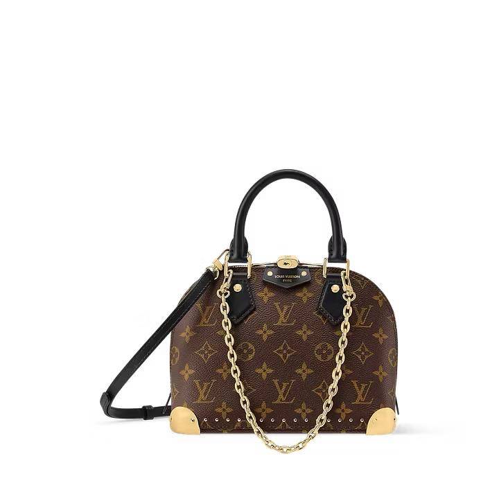 Louis Vuitton Monogram Alma Bag – Black Handle