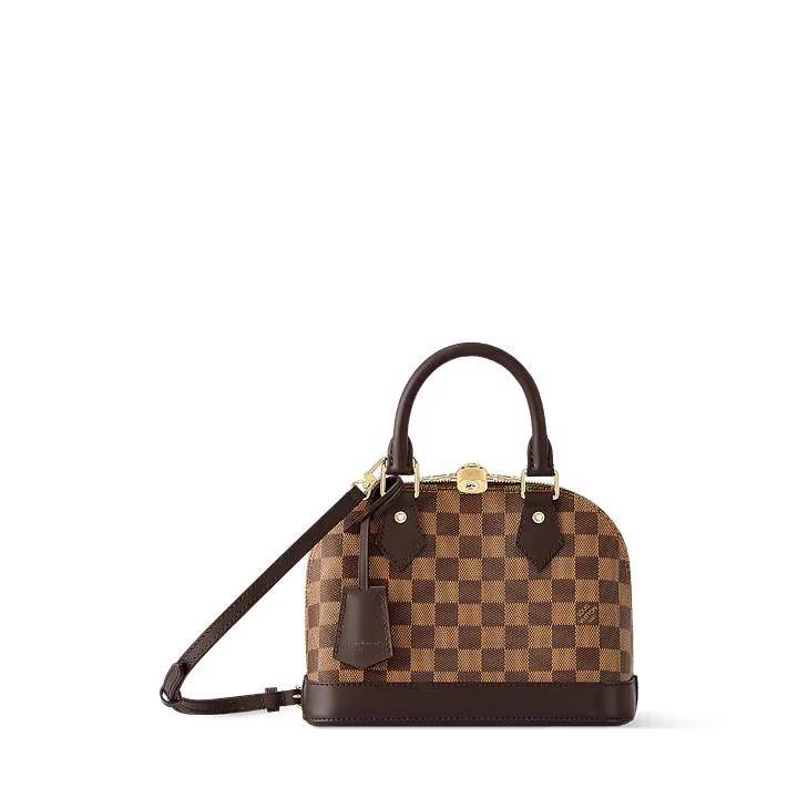 Louis Vuitton Alma Damier Brown Bag