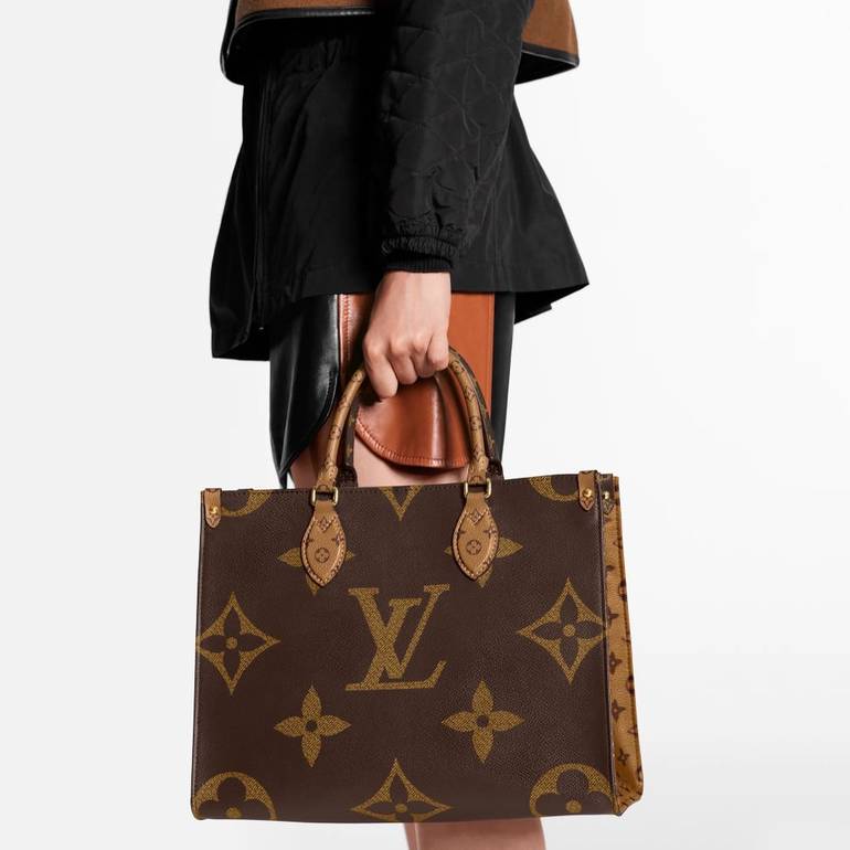 Louis Vuitton Onthego Giant Monogram Tote Bag – Brown