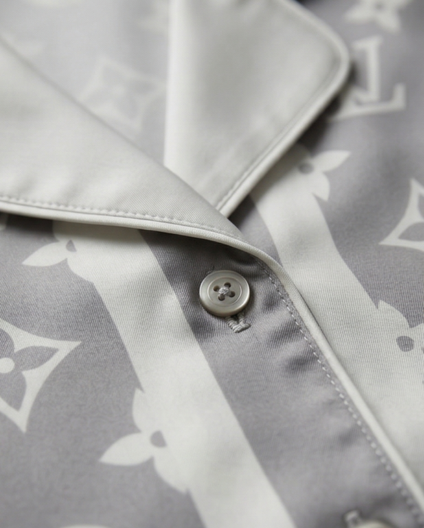 Luxury Monogram Pajama – Silver
