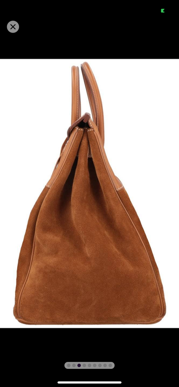 Hermes Birkin Leather Top Handle Bag – Brown