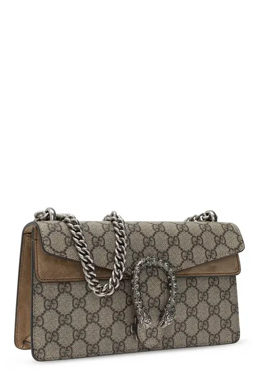 Gucci Dionysus GG Supreme Mini Chain Bag – Beige