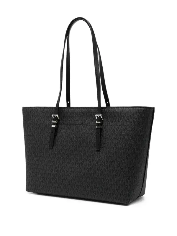 شنطة كتف Michael Kors بنقشة MK Monogram – أسود