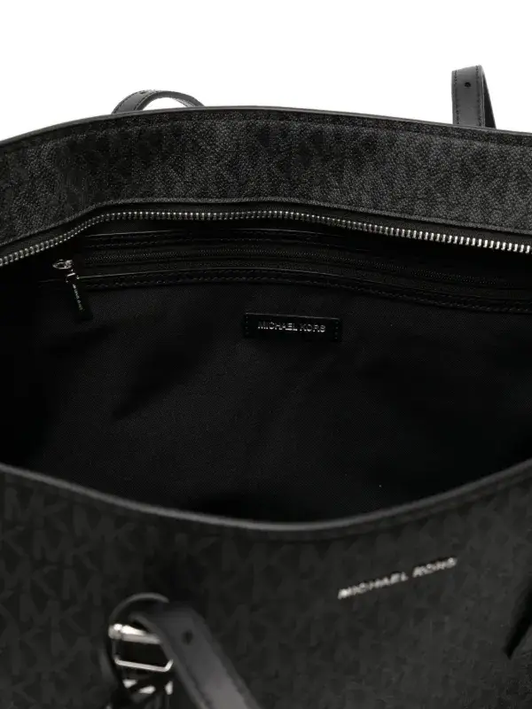 شنطة كتف Michael Kors بنقشة MK Monogram – أسود