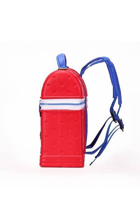 Kids Cartoon Crocs Bag – Red