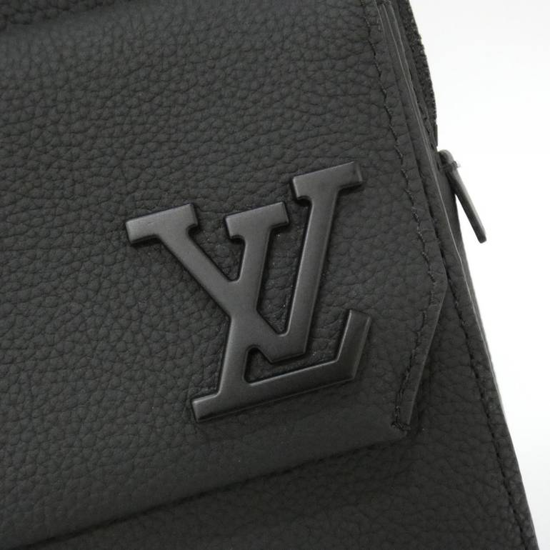 Louis Vuitton leather backpack black