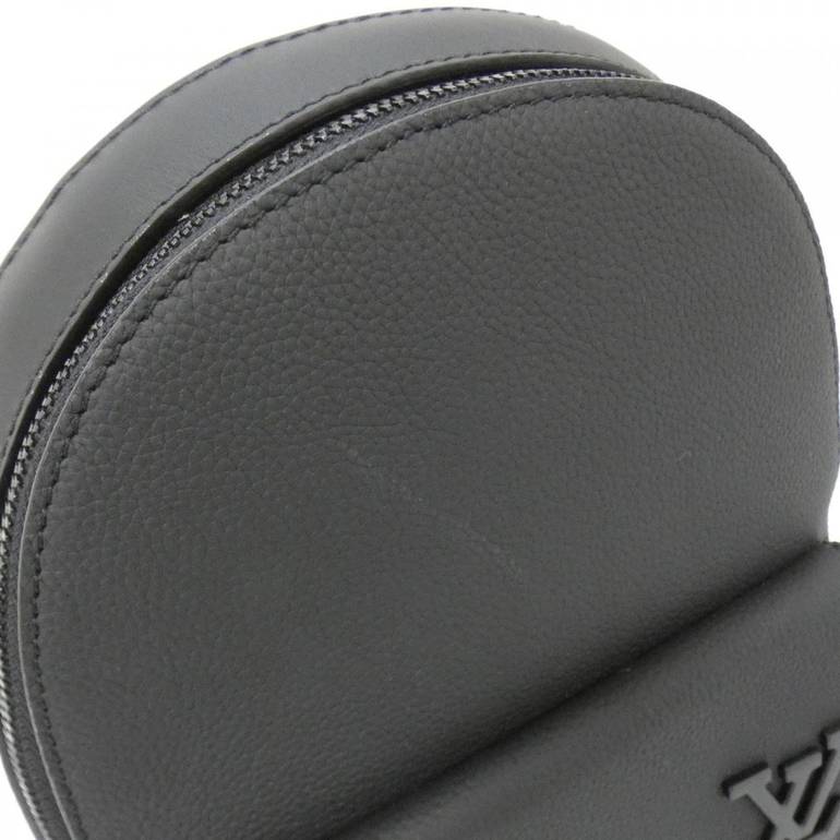 Louis Vuitton leather backpack black