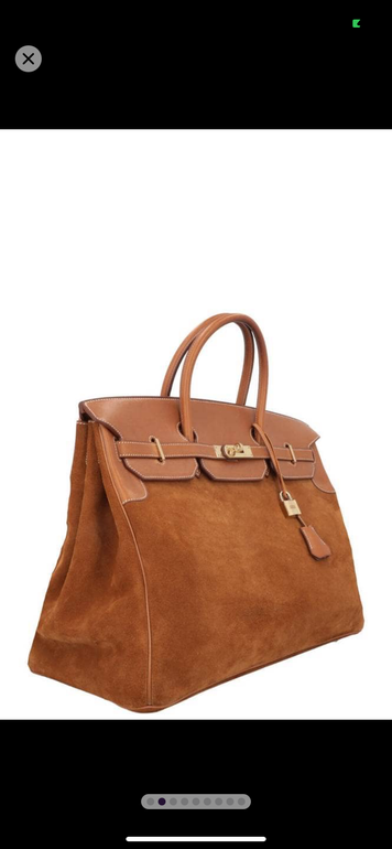 Hermes Birkin Leather Top Handle Bag – Brown