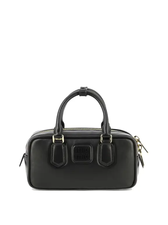 Miu Miu Black Leather Handbag – Elegant Luxury Design