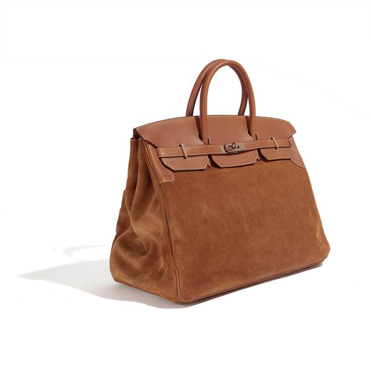 Hermes Birkin Leather Top Handle Bag – Brown