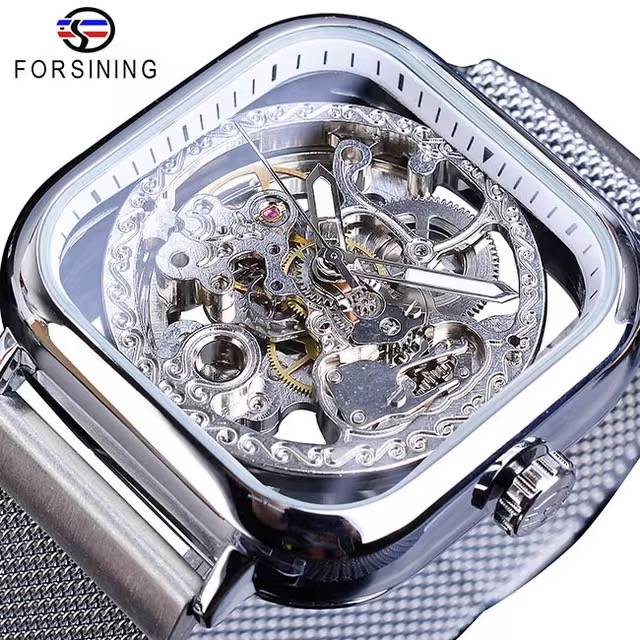 FORSINING Automatic Skeleton Watch – Luxury Mechanical Design