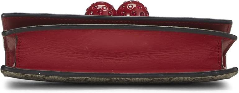 Gucci GG Supreme Cherry Mini Chain Bag – Beige