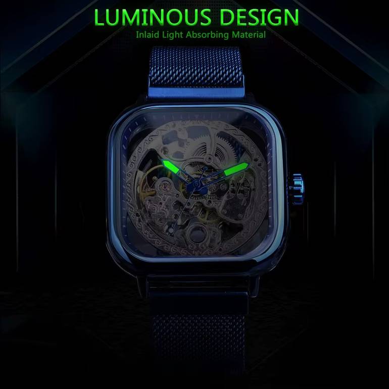 FORSINING Automatic Skeleton Watch – Luxury Mechanical Design