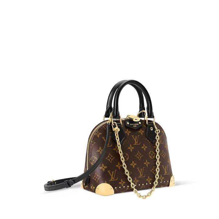 Louis Vuitton Monogram Alma Bag – Black Handle