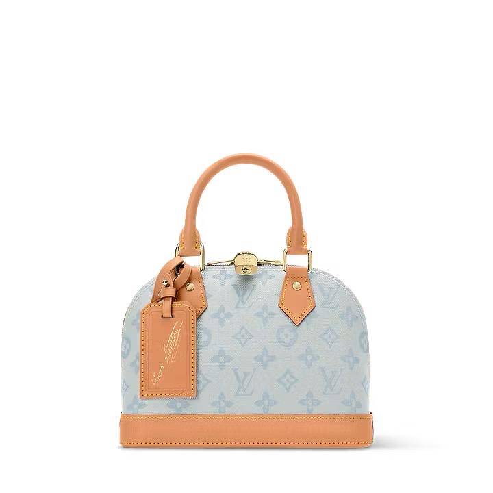 Louis Vuitton Alma Pastel Blue Bag