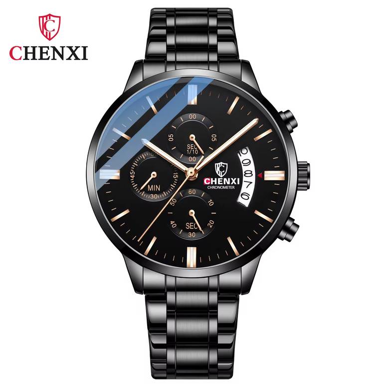 CHENXI Men’s Chronograph Watch – Luxury Stainless Steel Design