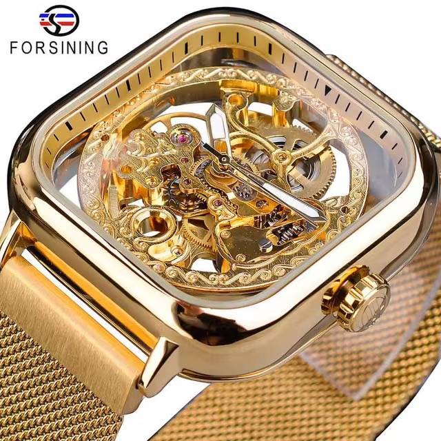 FORSINING Automatic Skeleton Watch – Luxury Mechanical Design