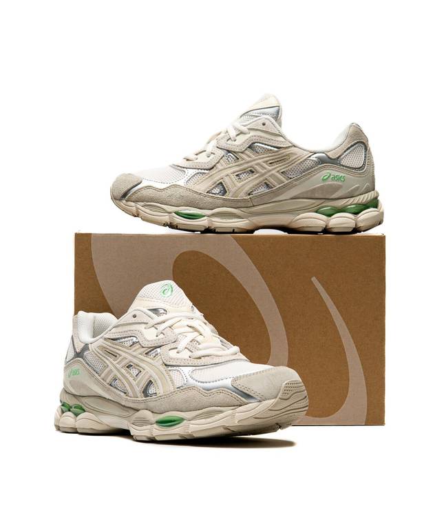 ASICS Gel Running Shoes – Beige / Green