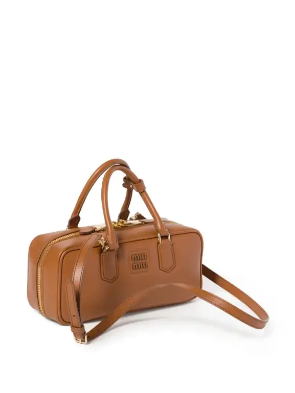 Miu Miu Brown Leather Handbag – Elegant Luxury Design