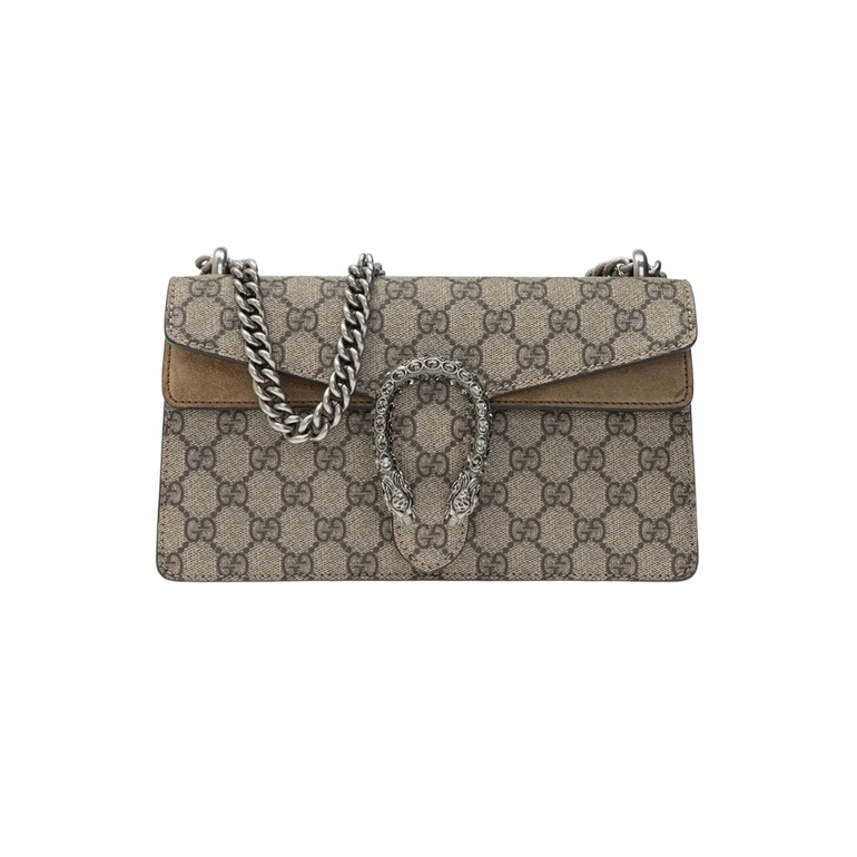 شنطة Gucci Dionysus GG بسلسلة كتف – بيج