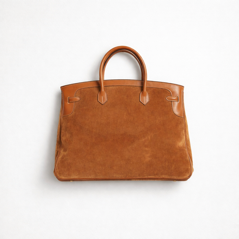 Hermes Birkin Leather Top Handle Bag – Brown