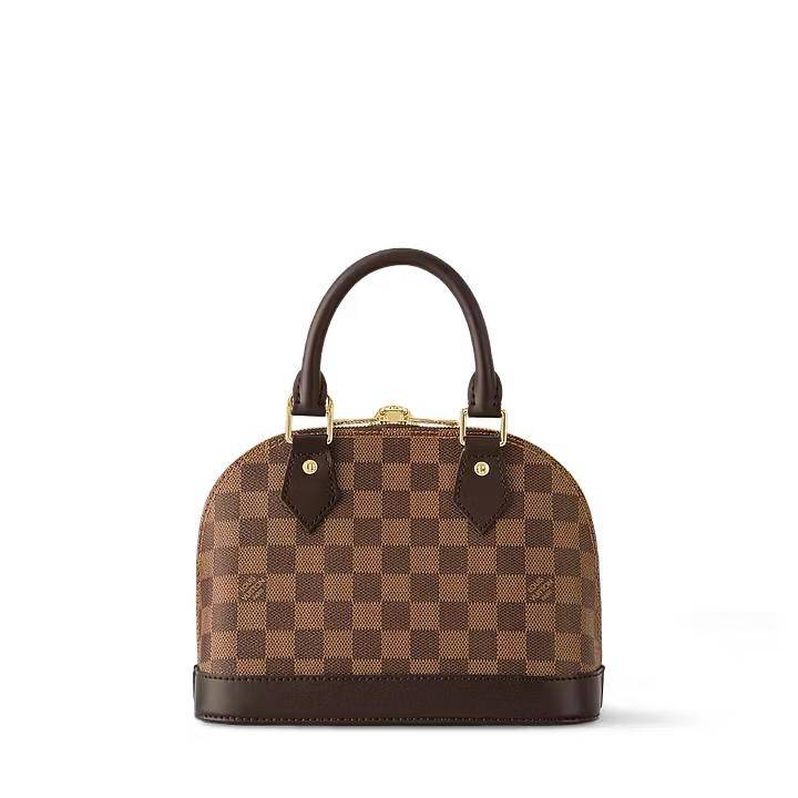 Louis Vuitton Alma Damier Brown Bag