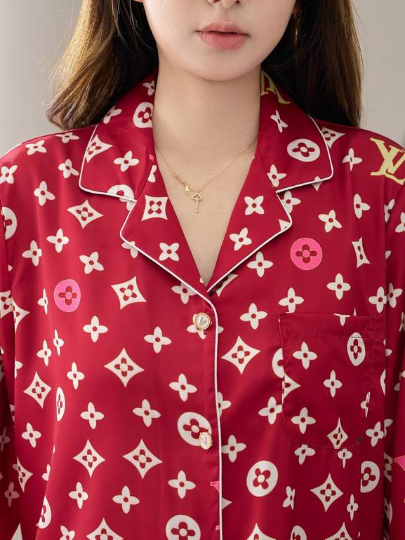 Louis Vuitton Luxury Pajama – Red