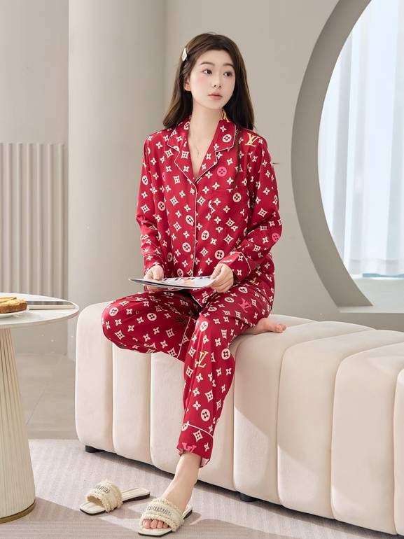 Louis Vuitton Luxury Pajama – Red