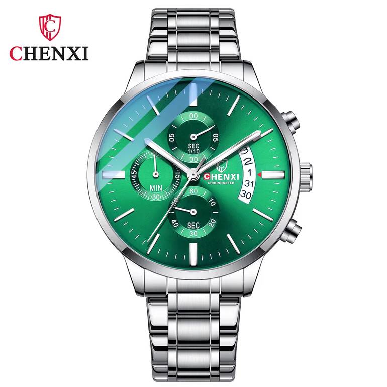 CHENXI Men’s Chronograph Watch – Luxury Stainless Steel Design