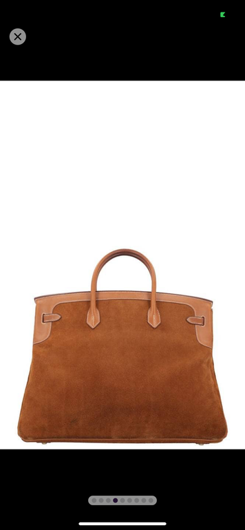 Hermes Birkin Leather Top Handle Bag – Brown